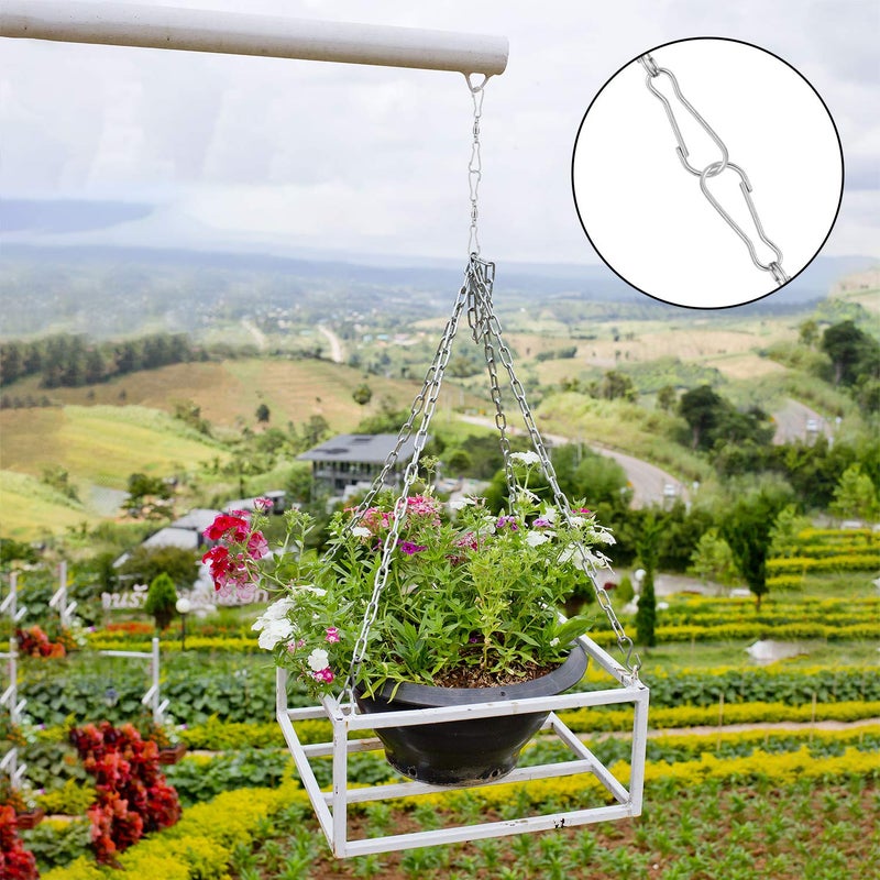 KUUQA 12 Pack Spinning Dual Clip Swivel Hooks for Wind Spinners  Hanging Windsock  Bird Feeders  Wind Chimes Crystal Twisters Party Supply - Image 5